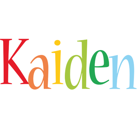 Kaiden birthday logo