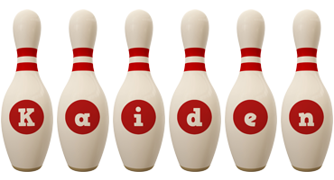 Kaiden bowling-pin logo