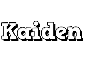 Kaiden snowing logo