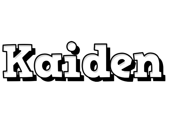 Kaiden snowing logo