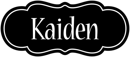 Kaiden welcome logo