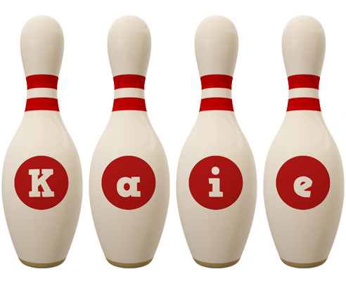 Kaie bowling-pin logo