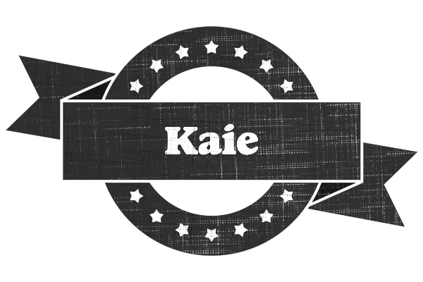 Kaie grunge logo