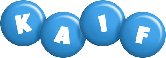 Kaif candy-blue logo
