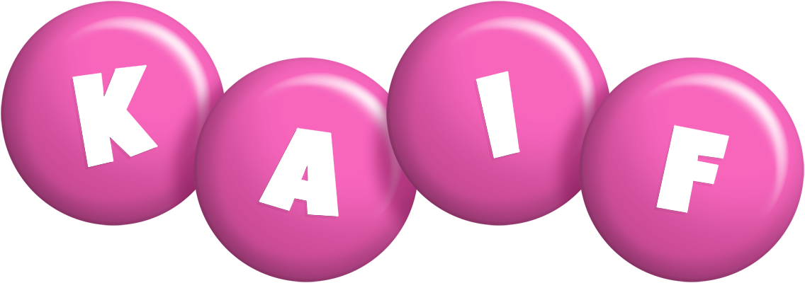 Kaif candy-pink logo
