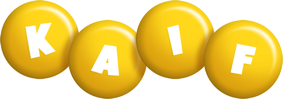 Kaif candy-yellow logo
