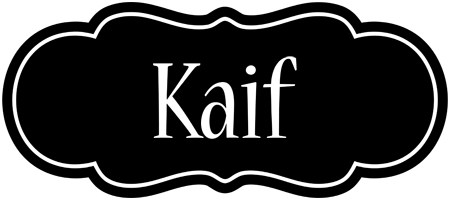 Kaif welcome logo