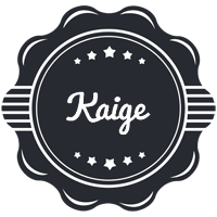 Kaige badge logo