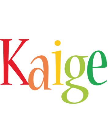 Kaige birthday logo