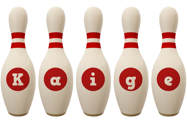 Kaige bowling-pin logo