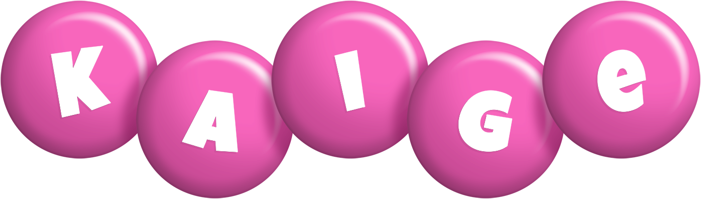 Kaige candy-pink logo