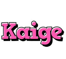 Kaige girlish logo