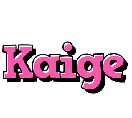 Kaige girlish logo
