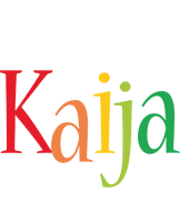 Kaija birthday logo