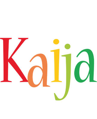 Kaija birthday logo
