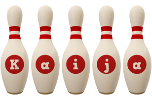 Kaija bowling-pin logo