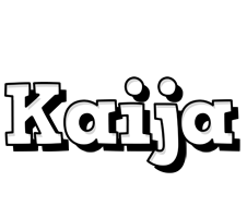 Kaija snowing logo