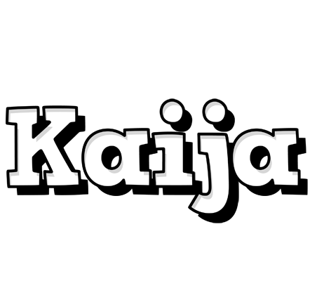Kaija snowing logo