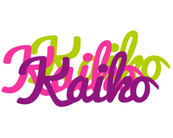 Kaiko flowers logo