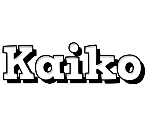 Kaiko snowing logo