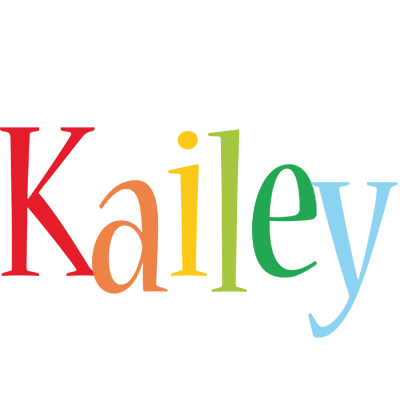 Kailey birthday logo