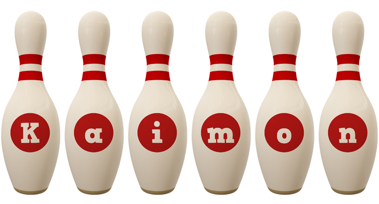 Kaimon bowling-pin logo