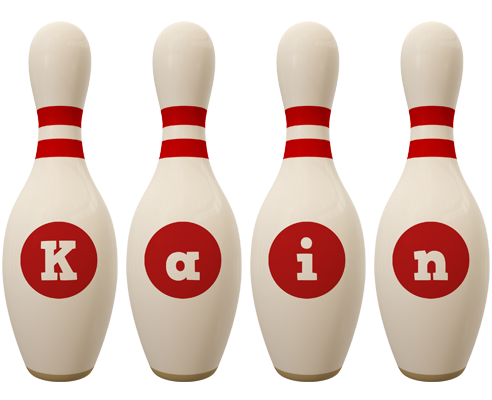 Kain bowling-pin logo