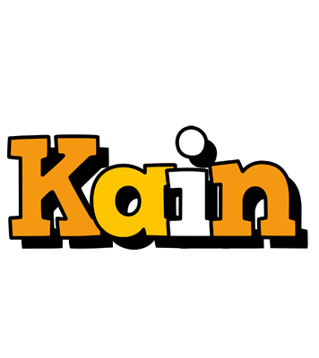Kain cartoon logo
