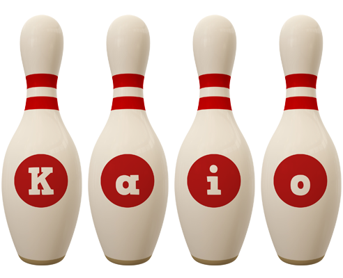 Kaio bowling-pin logo