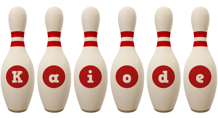 Kaiode bowling-pin logo