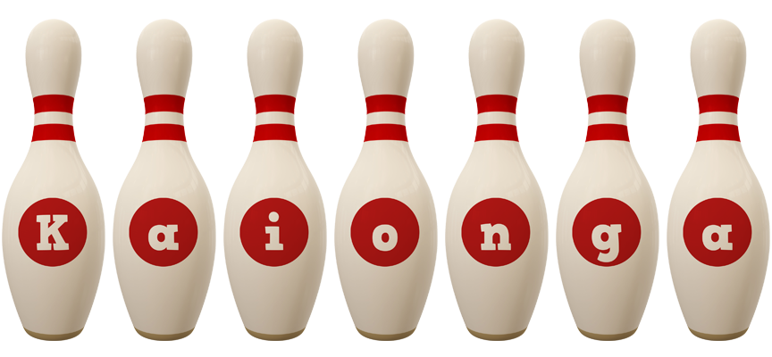 Kaionga bowling-pin logo