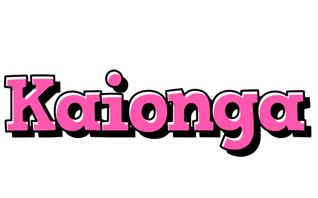 Kaionga girlish logo