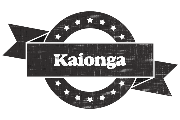 Kaionga grunge logo