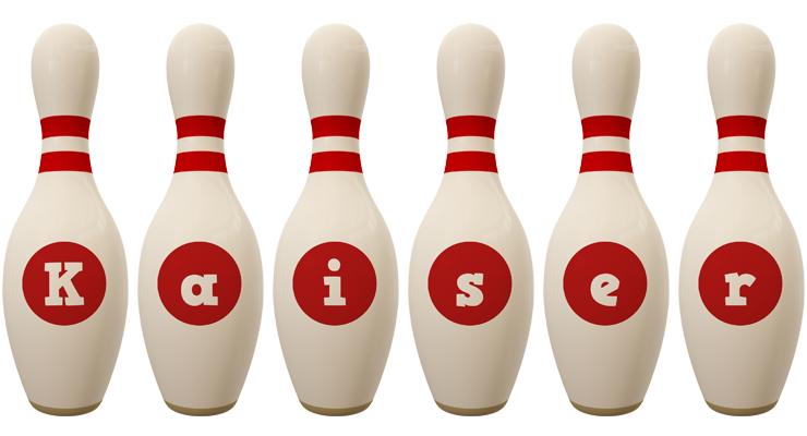 Kaiser bowling-pin logo