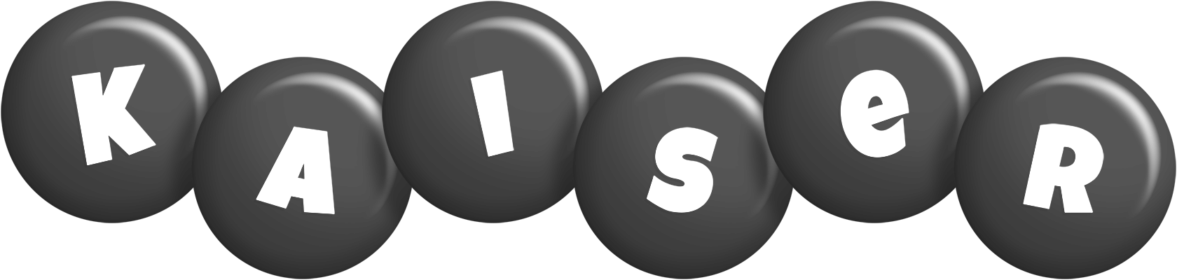 Kaiser candy-black logo