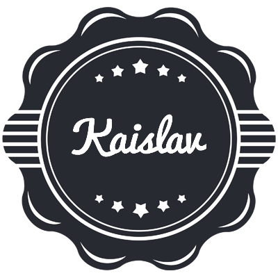 Kaislav badge logo