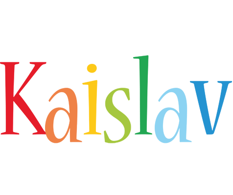Kaislav birthday logo