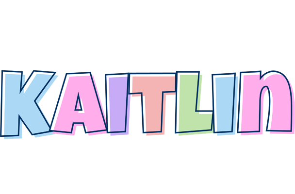 Kaitlin pastel logo