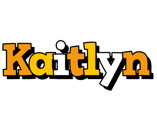 Kaitlyn cartoon logo