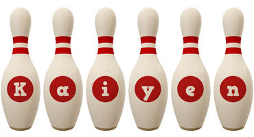 Kaiyen bowling-pin logo