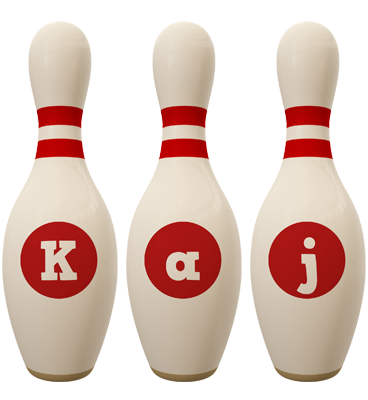 Kaj bowling-pin logo