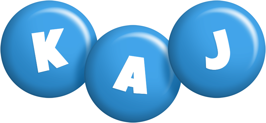 Kaj candy-blue logo