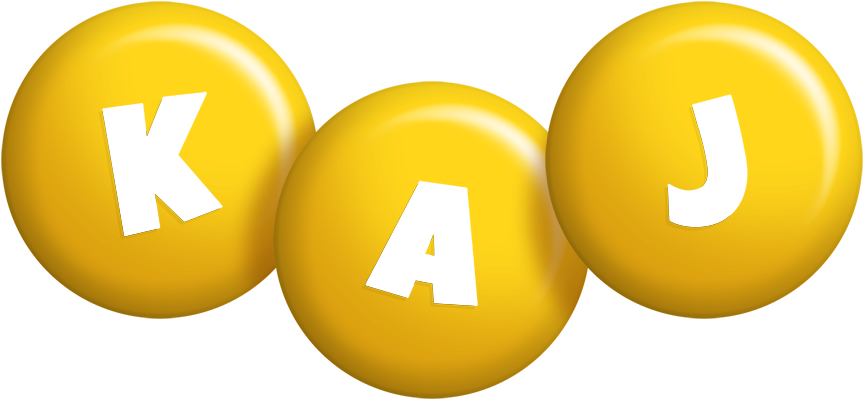 Kaj candy-yellow logo