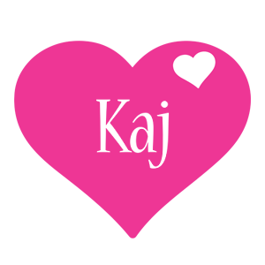 Kaj love-heart logo