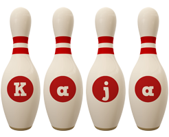 Kaja bowling-pin logo