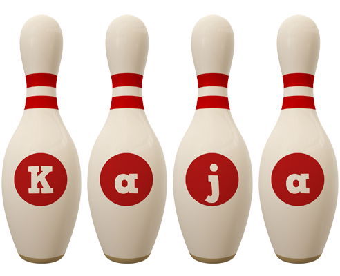 Kaja bowling-pin logo