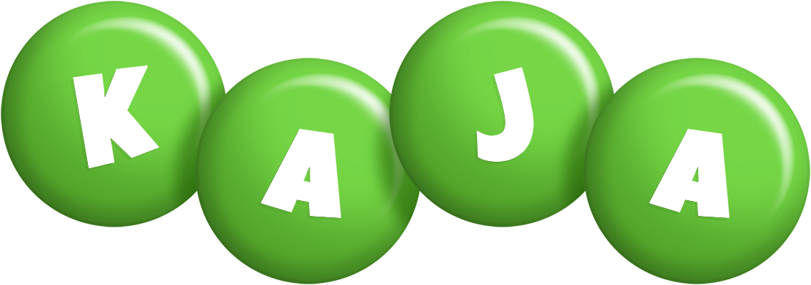 Kaja candy-green logo