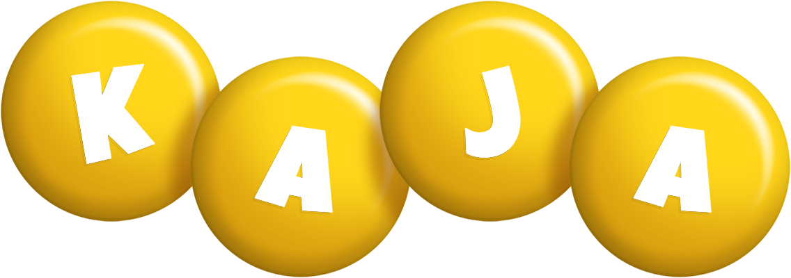 Kaja candy-yellow logo