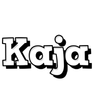 Kaja snowing logo