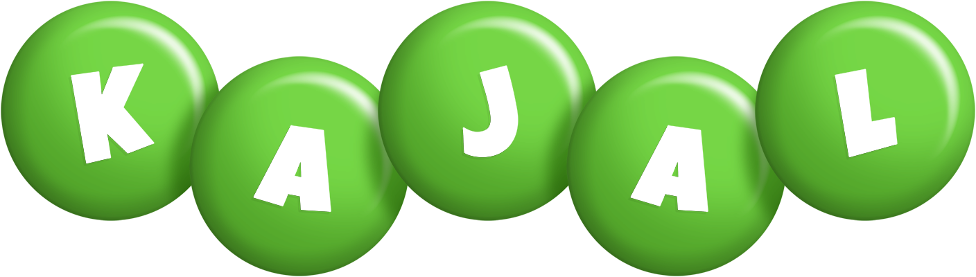 Kajal candy-green logo